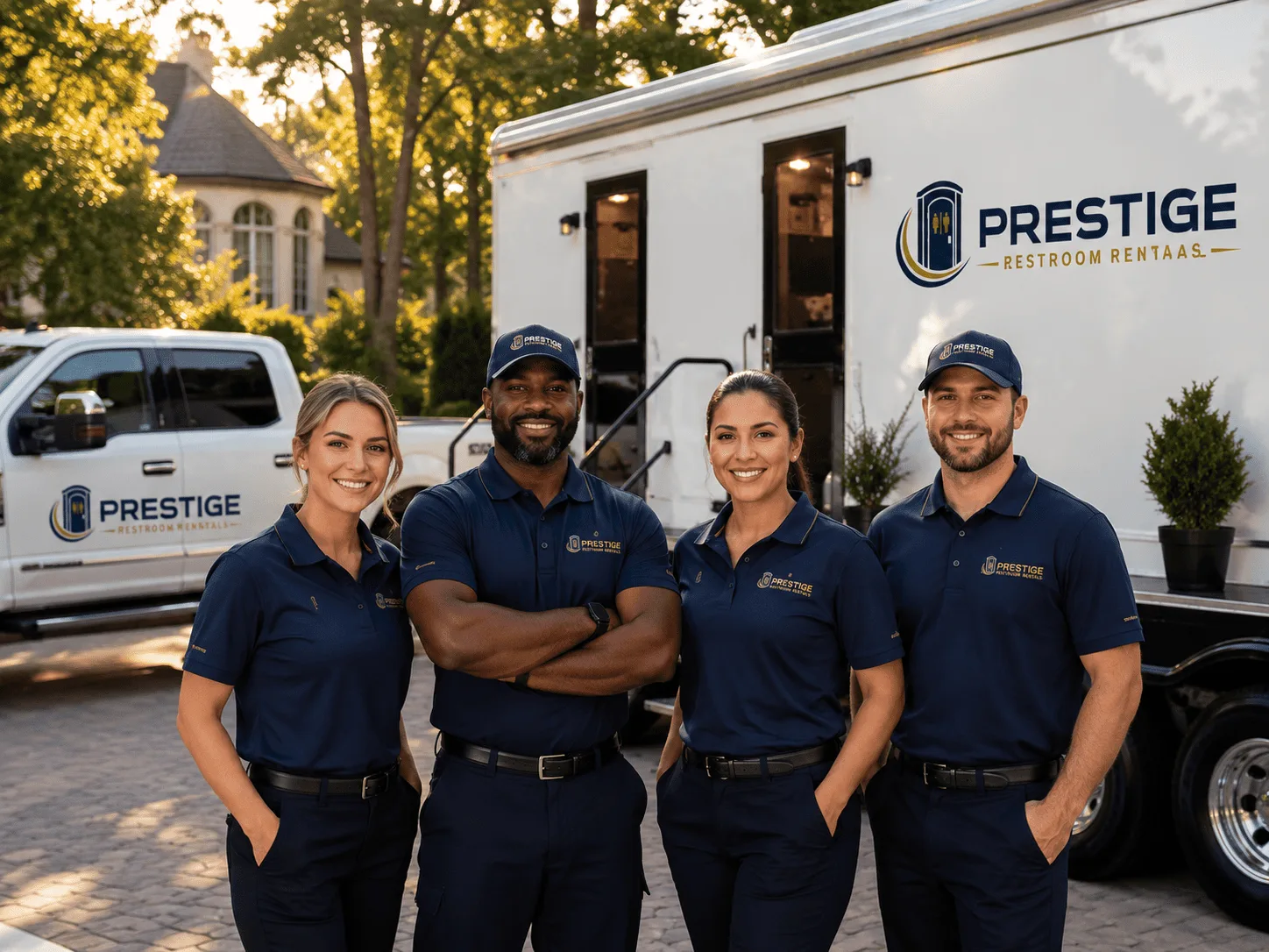 Trusted Luxury Portable Restrooms company in Cable, OH